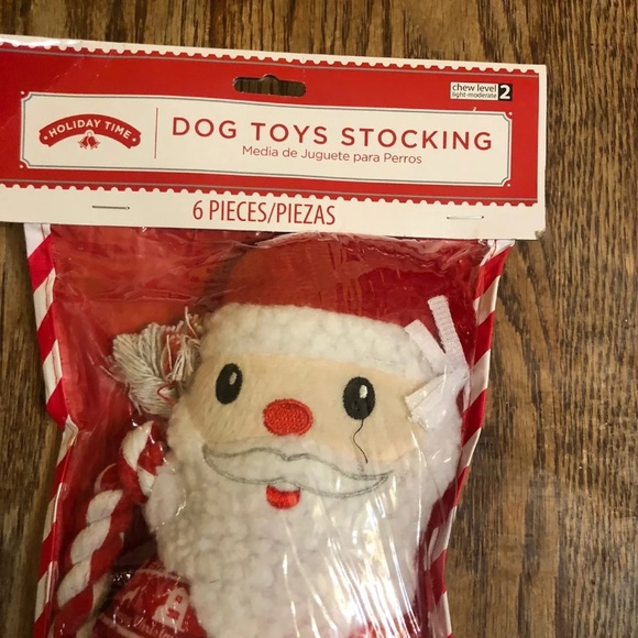 6 Piece Dog Toy Stocking - Picture 5 of 5